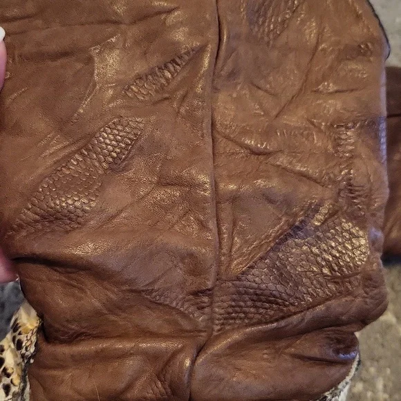 Vintage Dingo Made in the USA Snake Skin Cowboy Boots with Toe Tips - Picture 7 of 16